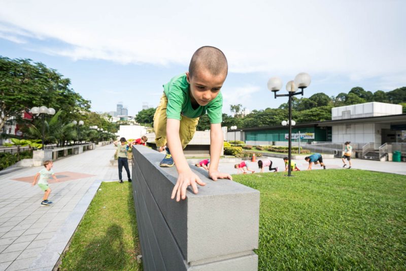 Superfly Kids Parkour Camp Quadrapedal Movement Conditioning