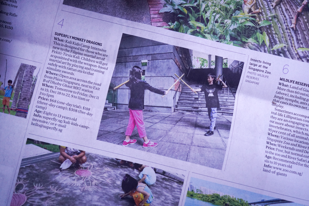 Straits Times Life - Kali Kids Camp